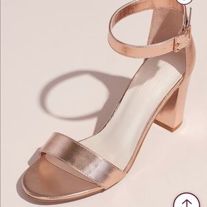 Rose Gold Arya Shoes David’s Bridal